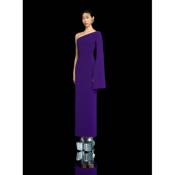 Solace London The Alina Maxi Dress in Amethyst