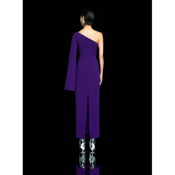 Solace London The Alina Maxi Dress in Amethyst