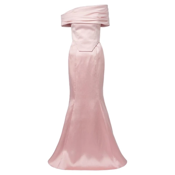 Solace London The Alta Maxi Dress in Pale Pink | Maxi Dresses | Coveti