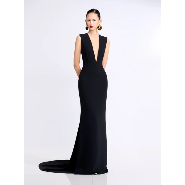 Solace London The Althea Maxi Dress in Black
