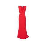 Solace London The Althea Maxi Dress in Red | Maxi Dresses | Coveti