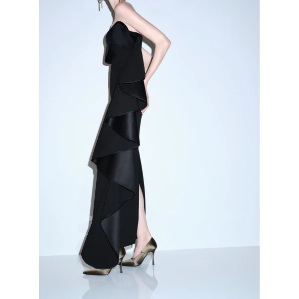 Solace London The Andress Maxi Dress in Black
