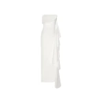 Solace London The Andress Maxi Dress in Cream | Maxi Dresses | Coveti