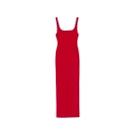 Solace London The Aneila Maxi Dress in Crimson Red | Maxi Dresses | Coveti