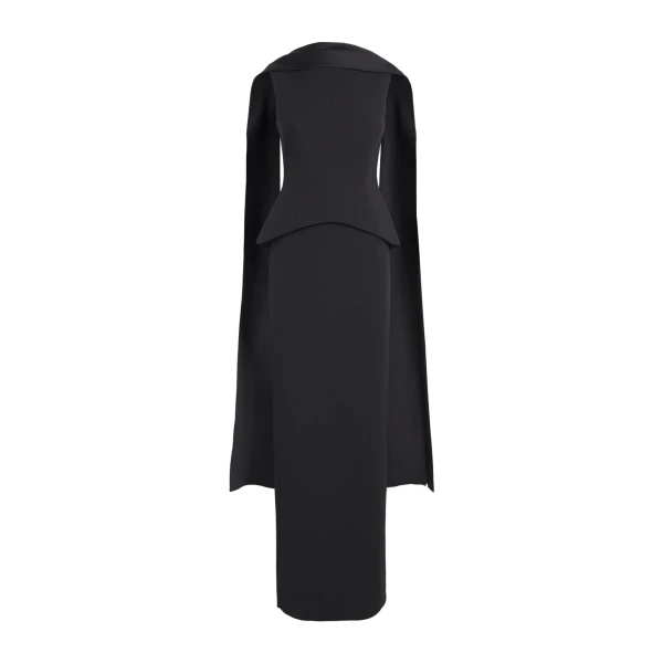Solace London The Annie Maxi Dress in Black | Maxi Dresses | Coveti