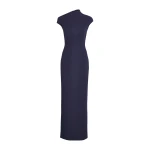 Solace London The Arion Maxi Dress in Navy | Maxi Dresses | Coveti