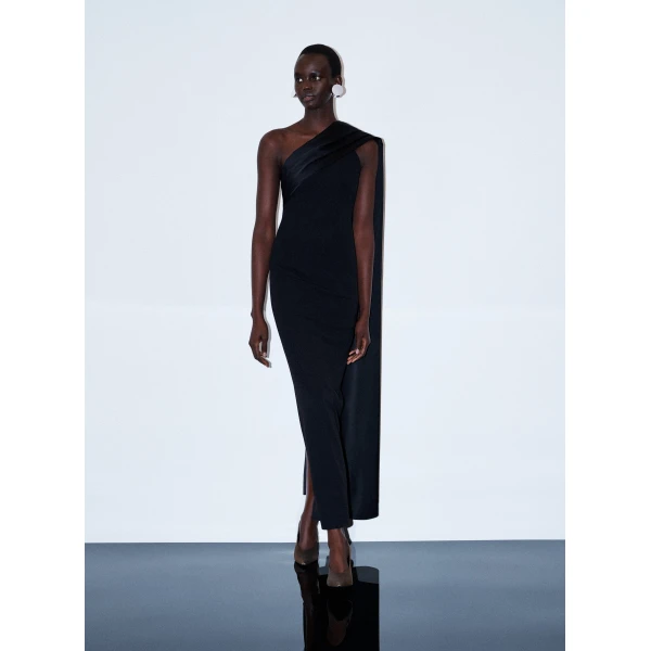 Solace London The Audran Maxi Dress in Black