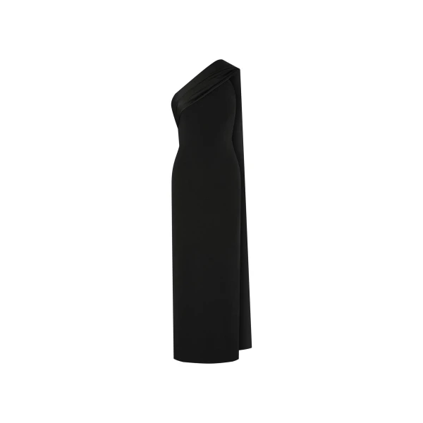 Solace London The Audran Maxi Dress in Black | Maxi Dresses | Coveti