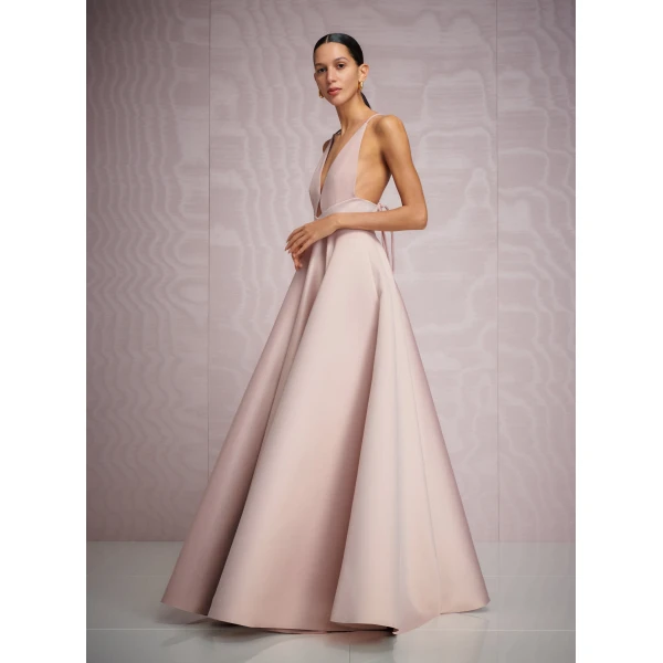 Solace London The Avallon Maxi Dress in Oyster