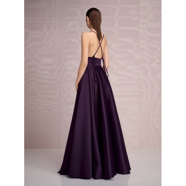 Solace London The Avallon Maxi Dress in Plum