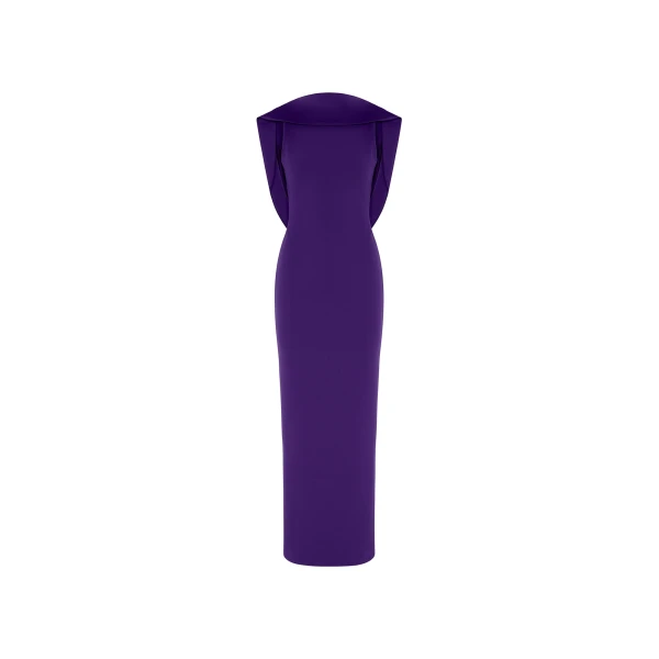 The Barbeau Maxi Dress in Deep Orchid