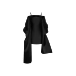 Solace London The Bessette Mini Dress in Black | Mini Dresses | Coveti