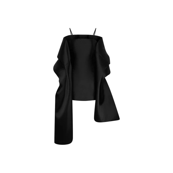 Solace London The Bessette Mini Dress in Black | Mini Dresses | Coveti