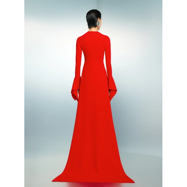 Solace London The Blake Maxi Dress in Red