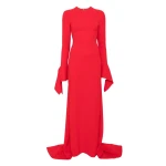Solace London The Blake Maxi Dress in Red | Maxi Dresses | Coveti