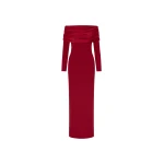 Solace London The Bradshaw Maxi Dress in Ruby | Maxi Dresses | Coveti