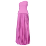 Solace London The Britt Maxi Dress in Berry Pink | Maxi Dresses | Coveti