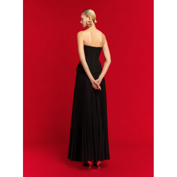 Solace London The Britt Maxi Dress in Black