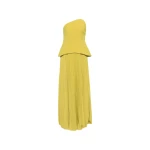 Solace London The Britt Maxi Dress in Chartreuse | Maxi Dresses | Coveti