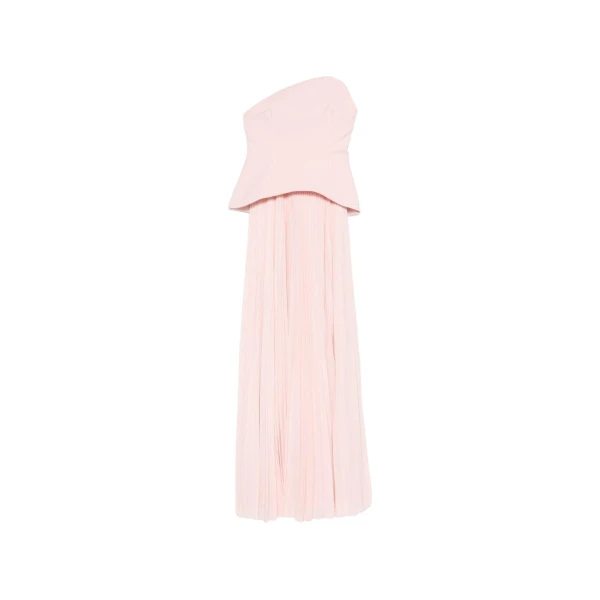Solace London The Britt Maxi Dress in Pale Pink | Maxi Dresses | Coveti