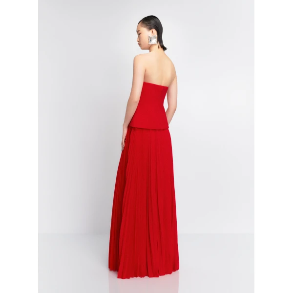 Solace London The Britt Maxi Dress in Red