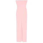 Solace London The Bysha Maxi Dress in Soft Pink | Maxi Dresses | Coveti