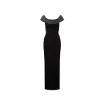 Solace London The Cardinale Maxi Dress in Black | Maxi Dresses | Coveti