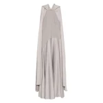 Solace London The Cece Maxi Dress in Pewter | Maxi Dresses | Coveti