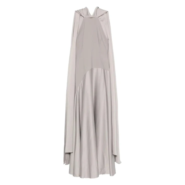 Solace London The Cece Maxi Dress in Pewter | Maxi Dresses | Coveti