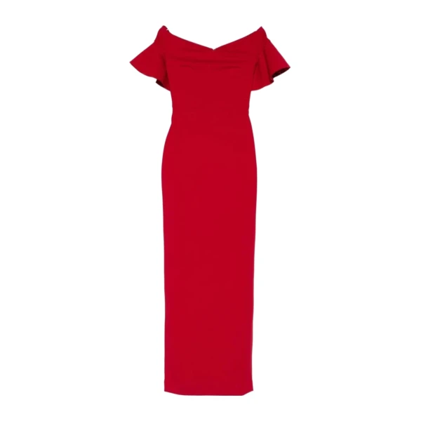 Solace London The Cielo Maxi Dress in Scarlet | Maxi Dresses | Coveti
