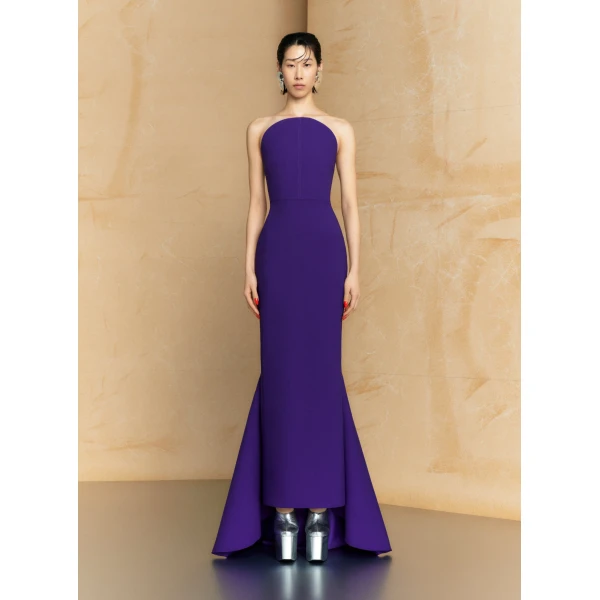 Solace London The Citra Maxi Dress in Amethyst