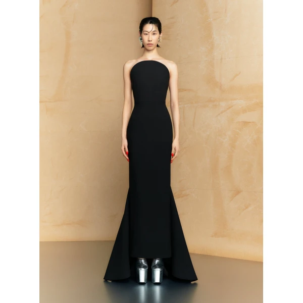Solace London The Citra Maxi Dress in Black