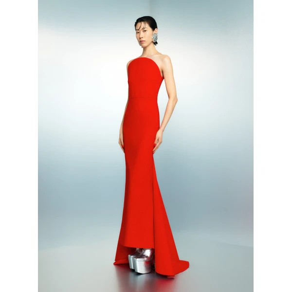Solace London The Citra Maxi Dress in Red