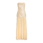 Solace London The Claudette Maxi Dress in Pearl | Maxi Dresses | Coveti