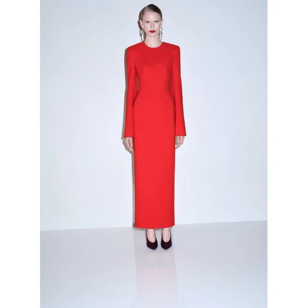 Solace London The Corday Maxi Dress in Red