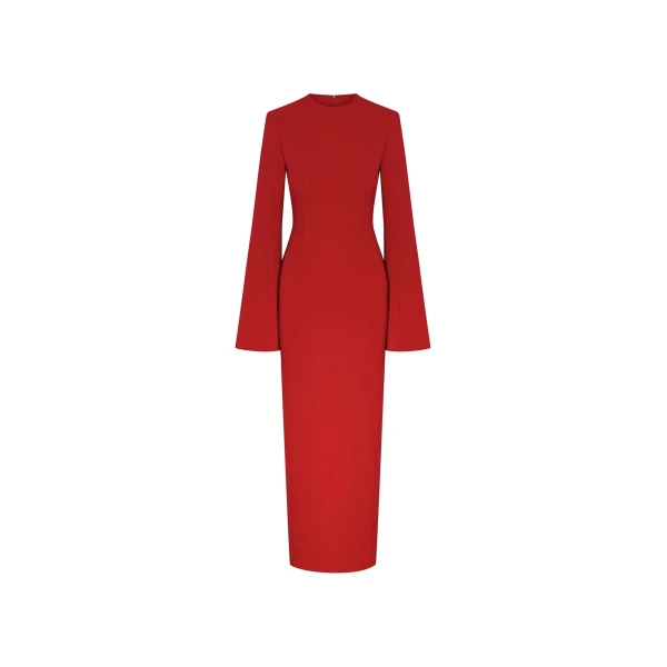 Solace London The Corday Maxi Dress in Red | Maxi Dresses | Coveti