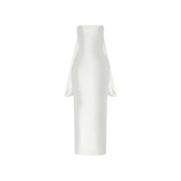 The Dandridge Maxi Dress in Cream