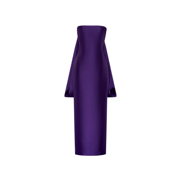 Solace London The Dandridge Maxi Dress in Deep Orchid | Maxi Dresses | Coveti