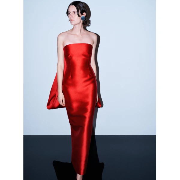 Solace London The Dandridge Maxi Dress in Red