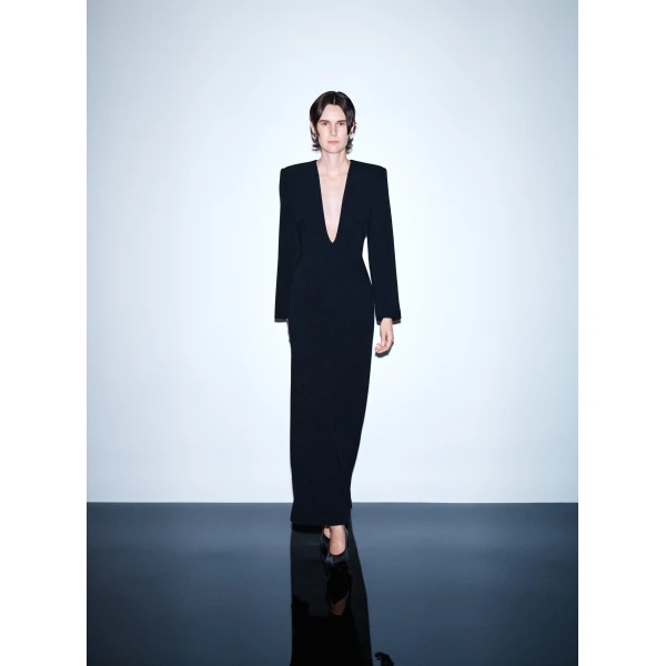 Solace London The Deacon Maxi Dress in Black