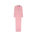 Solace London The Deacon Maxi Dress in Soft Pink | Maxi Dresses | Coveti