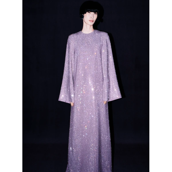 Solace London The Delano Maxi Dress in Acai