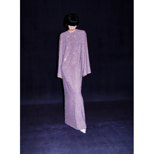 Solace London The Delano Maxi Dress in Acai