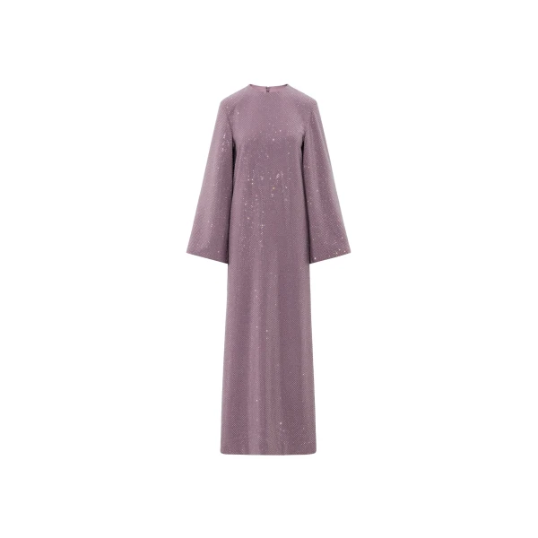 Solace London The Delano Maxi Dress in Acai | Maxi Dresses | Coveti