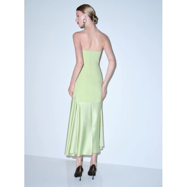 Solace London The Edison Midi Dress in Sage