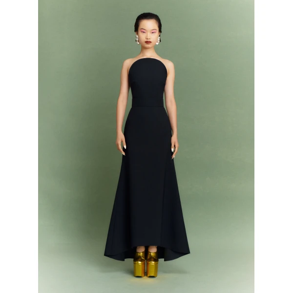 Solace London The Ember Maxi Dress in Black