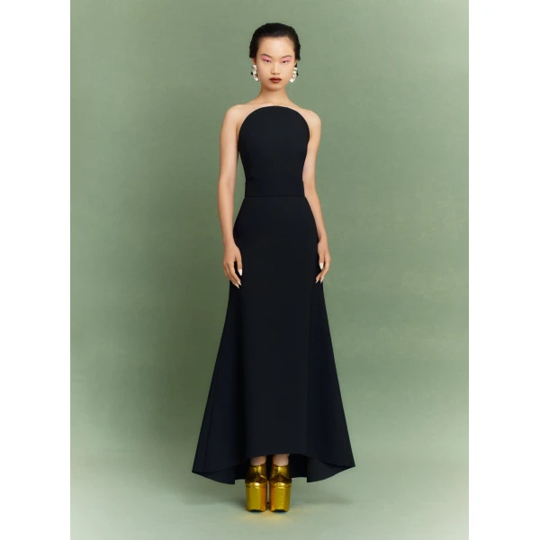 Solace London The Ember Maxi Dress in Black