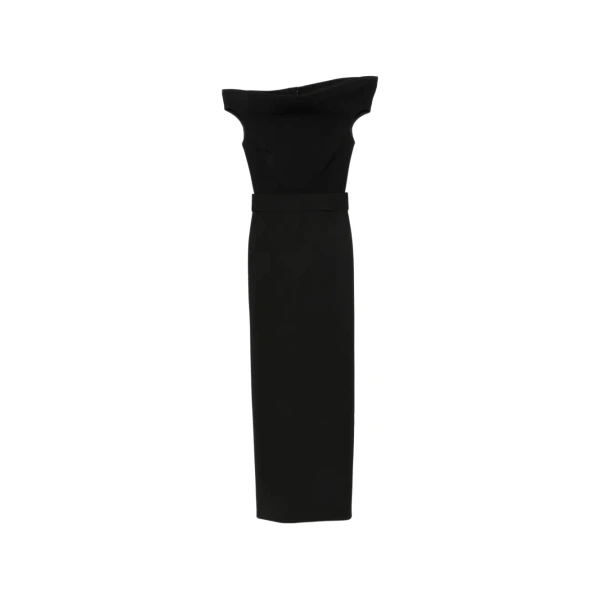 Solace London The Faro Maxi Dress in Black | Maxi Dresses | Coveti