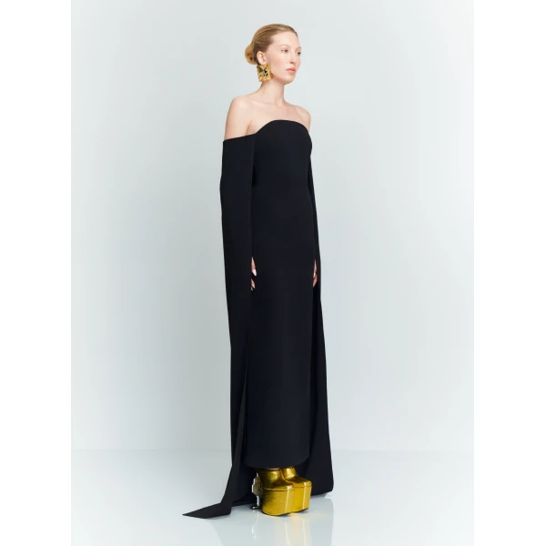 Solace London The Fia Maxi Dress in Black