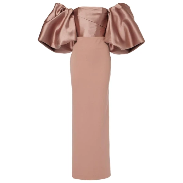 The Floris Maxi Dress in Cocoa